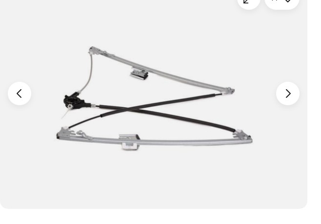 Van Parts: MERCEDES Vito window regulator drivers side