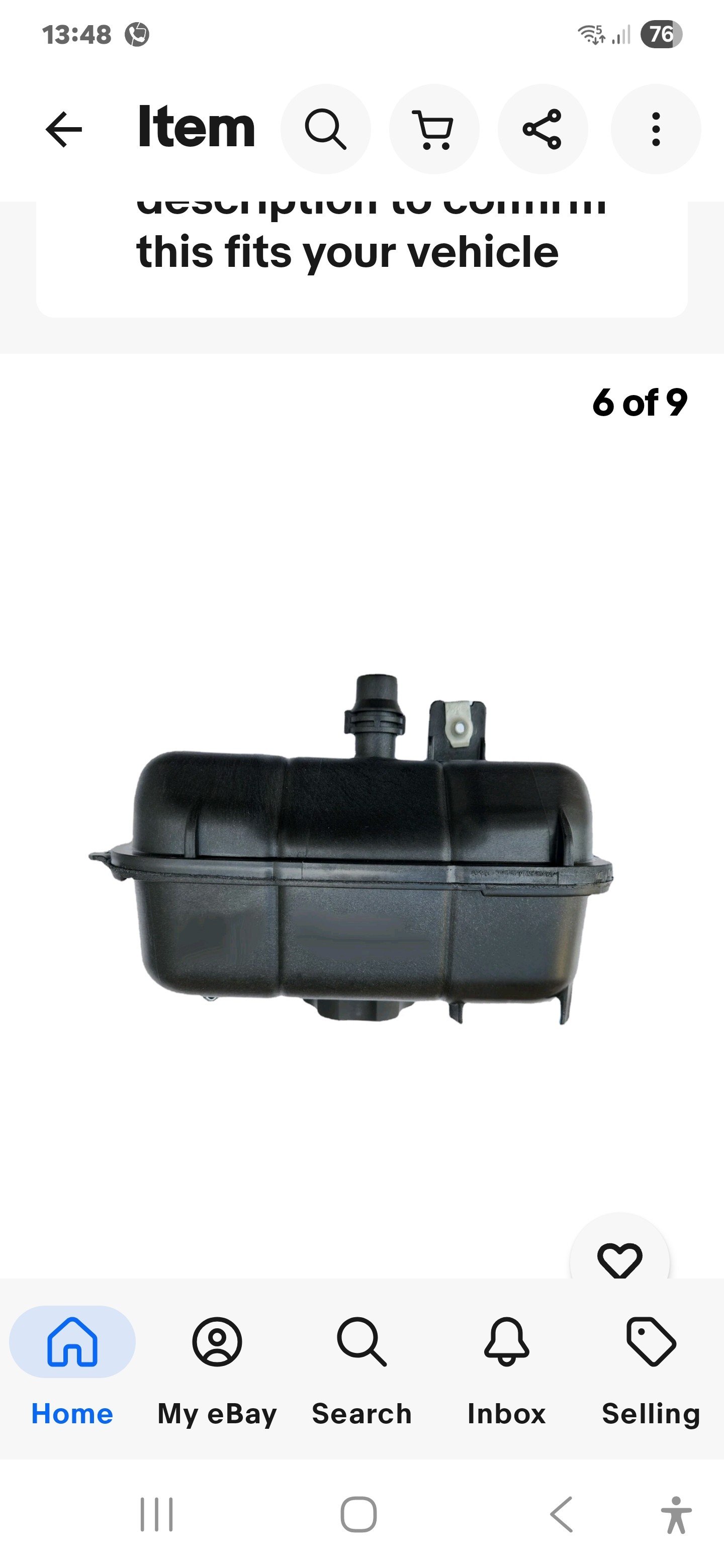 4x4 Vehicle Parts: JEEP Wrangler coolant reservoir